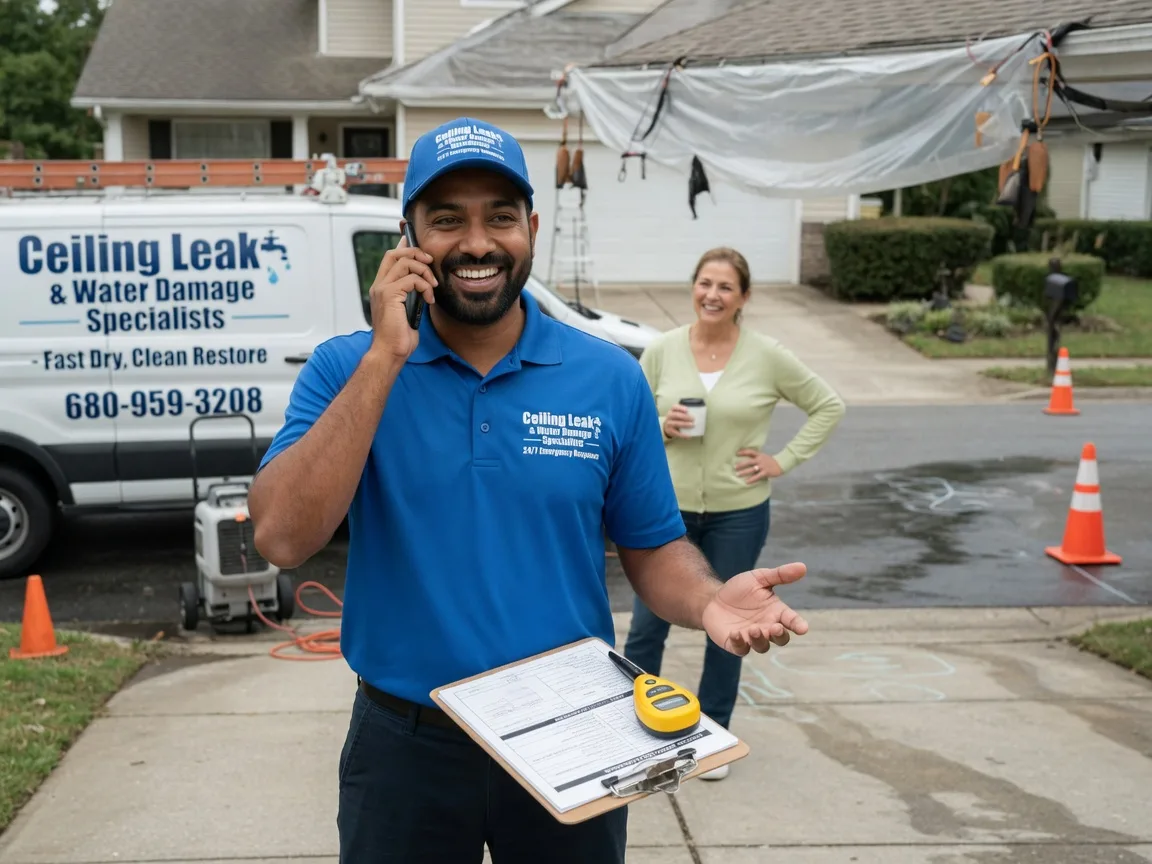 Ceiling Leak Cleanup Newark Valley, NY FAQs
